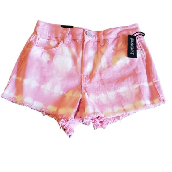 ANTHROPOLOGIE Blank NYC High Rise Tie Dye Shorts 28 NWT - Picture 5 of 12